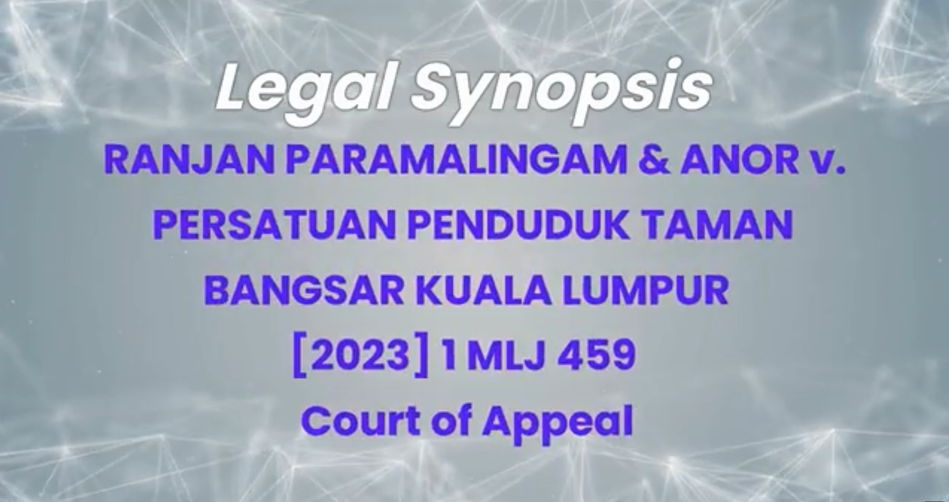 Whether the Plaintiffs’ claims challenging the legality of the Guarded Neighbourhood Scheme, and alleging nuisance and breach of personal data laws, were sustainable in law and properly pleaded.